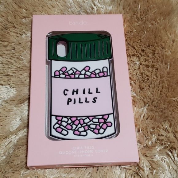 ban.do Accessories - Iphone X Chill Pills silicone phone case